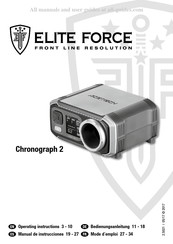 Elite Force Chronograph 2 Bedienungsanleitung