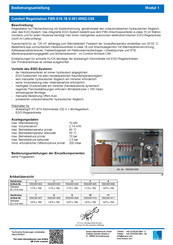 Strawa Comfort Regelstation FBR-S10-18-V-W1-WMZ-C69 Bedienungsanleitung