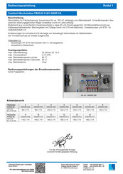 Strawa Comfort Mischstation FBM-63-V-W1-WMZ-CA Bedienungsanleitung