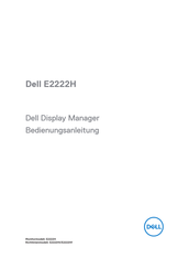 Dell E2222H Bedienungsanleitung