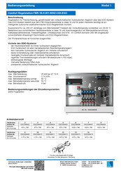 Strawa Comfort Regelstation FBR-18-H-W1-WMZ-C69-EGO Bedienungsanleitung