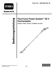 Toro Flex-Force Power System Bedienungsanleitung