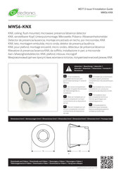 CP Electronics MWS6-KNX Installationsanleitung