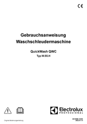 Electrolux QuickWash QWC W.55.H Gebrauchsanweisung