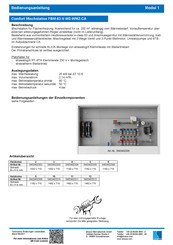 Strawa Comfort Mischstation FBM-63-V-W2-WMZ-CA Bedienungsanleitung
