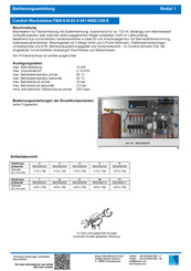 Strawa Comfort Mischstation FBM-S10-63-V-W1-WMZ-C69-E Bedienungsanleitung