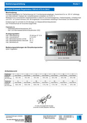 Strawa Comfort Kompakt-Regelstation FBR-63-HT2-H-C69-E Bedienungsanleitung