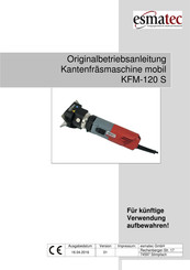 esmatec KFM-120 S Originalbetriebsanleitung
