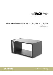 thomann Thon Studio line Desktop 8U Aufbauanleitung