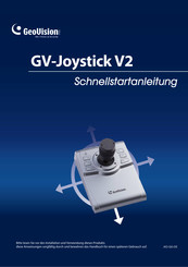 GeoVision GV-Joystick V2 Schnellstartanleitung
