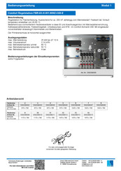 Strawa Comfort Regelstation FBR-63-H-W1-WMZ-C69-E Bedienungsanleitung