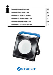 Storch Power LED Akku 50 W Light Originalanleitung