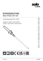 AL-KO solo 130 MT+HTA 130 MT Betriebsanleitung
