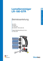 Cleantecs LR-180-GTR Betriebsanleitung
