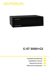 Geutebruck G-ST 3000+G2 Installationsanleitung
