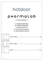 Phormalab Hotdoor HCA21-22 Montageanleitung