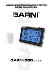 Garni 550 EASY Anleitung