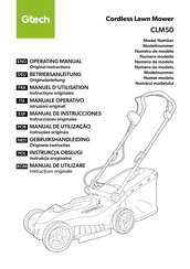 Gtech CLM50 Betriebsanleitung
