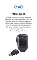 PNI MIKE 65 Benutzerhandbuch