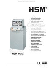 HSM Classic 412.2 Betriebsanleitung