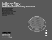 Shure Microflex MX395B/BI-LED Bedienungsanleitung
