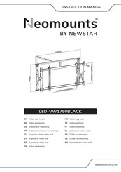 Newstar LED-VW1750BLACK Montageanleitung