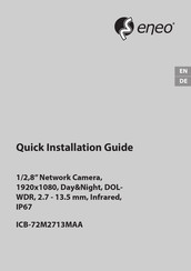 Eneo ICB-72M2713MAA Schnellinstallationsanleitung