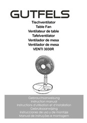 GUTFELS VENTI 3030 R Gebrauchsanweisung