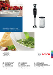 Bosch MSM671X1 Gebrauchsanleitung
