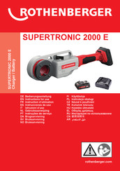 Rothenberger SUPERTRONIC 2000 E Bedienungsanleitung