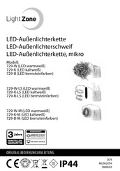 LightZone 729-K Bedienungsanleitung
