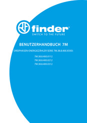 Finder 7M.38.8.400 Serie Benutzerhandbuch