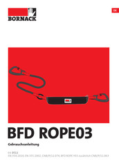 Bornack BFD ROPE03 Gebrauchsanleitung