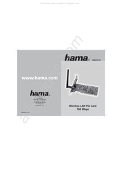 Hama 00062768 V2 Bedienungsanleitung