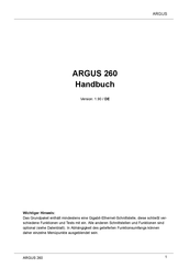 Intec Argus 260 Handbuch