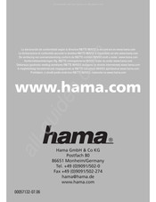 Hama 00057132 Bedienungsanleitung