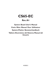 DFI CS65-EC Benutzerhandbuch