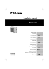 Daikin R32 split serie Installationsanleitung