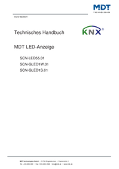 MDT Technologies SCN-GLED1S.01 Technisches Handbuch