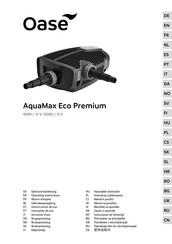 Oase AquaMax Eco Premium 6000/12V Gebrauchsanleitung