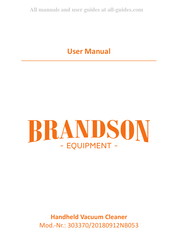 Brandson Equipment 303370/ 20180912NB053 Bedienungsanleitung