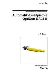 Gema OptiGun GA03-E Betriebsanleitung Und Ersatzteilliste
