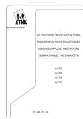 ETNA A 7310 Gebrauchsanleitung