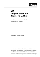 Parker 690+ Installations-Produkthandbuch