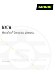 Shure MXCWNCS-TW Bedienungsanleitung