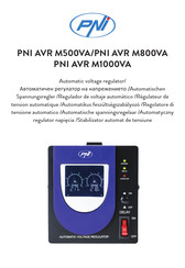 PNI AVR M800VA Benutzerhandbuch
