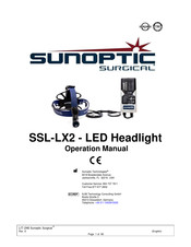 Sunoptic Surgical SSL-LX2 Gebrauchsanleitung