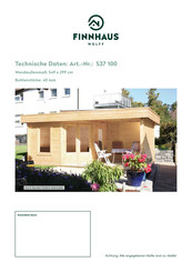 Wolff Finnhaus Maja 40-A 537 100 Technische Daten