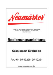 neumarker 05-10200 Bedienungsanleitung