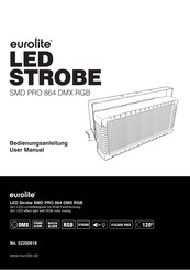 EuroLite LED Strobe SMD PRO 864 DMX RGB Bedienungsanleitung